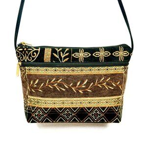 Vintage Danny K Beverly Hills Tapestry Shoulder Bag -VGC